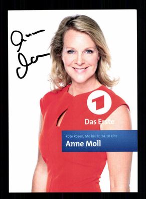 Anne Moll Rote Rosen Autogrammkarte Original Signiert # BC 70394