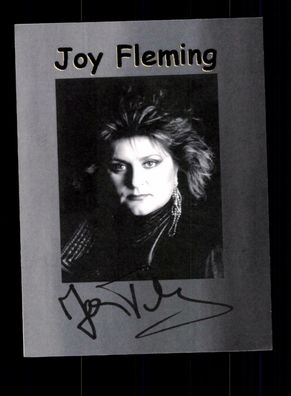 Joy Fleming Autogrammkarte Original Signiert ## BC 151070