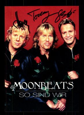 Die Moonbeats Autogrammkarte Original Signiert ## BC 151193