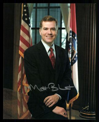 Matt Blunt Gouverneur von Missouri Autogrammkarte Original Signiert ## G 25011