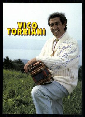 Vico Torriani Autogrammkarte Original Signiert ## BC 30556