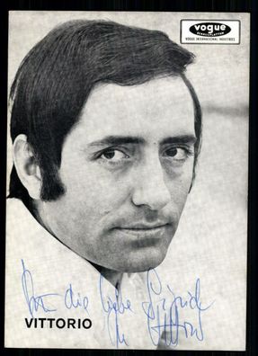 Vittorio Casagrande Autogrammkarte Original Signiert ## BC 15053