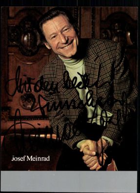 Josef Meinrad Autogrammkarte Original Signiert ## BC 15844