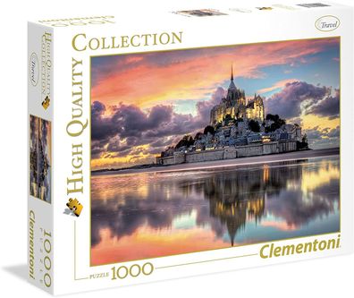 Clementoni High Quality Collection Puzzle "Mont Saint Michel" 1000 Teile