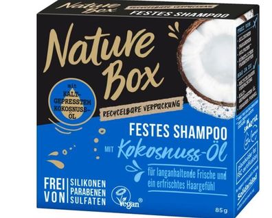 141,29EUR/1kg Nature Box Festes Shampoo Kokos 85g