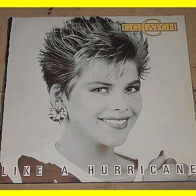 LP - C.C. Catch - Like a Hurricane - Balkanton 12409 von 1987