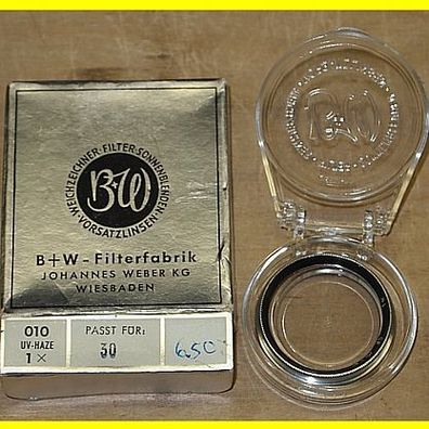 B + W 010 Filter UV-H (Haze) 30 - Neu
