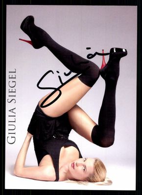 Giulia Siegel Autogrammkarte Original Signiert ## 36600