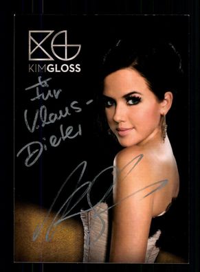 Kim Gloss Autogrammkarte Original Signiert Model ## BC 156559