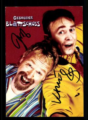 Gebrüder Blattschuss Autogrammkarte Original Signiert ## BC 156971