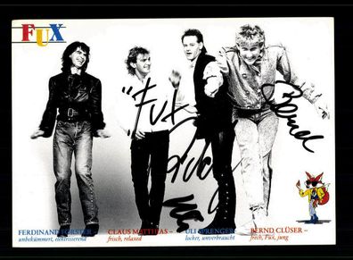 Fux Autogrammkarte Original Signiert ## BC 157135