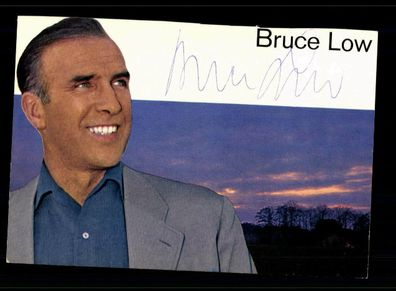 Bruce Low Autogrammkarte Original Signiert ## BC 157169
