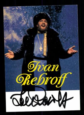 Ivan Rebroff Autogrammkarte Original Signiert ## BC 157247