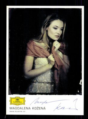 Magdalena Kozena Autogrammkarte Original Signiert ## BC 157455