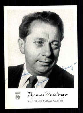 Thomas Wendlinger Autogrammkarte Original Signiert ## BC 157748