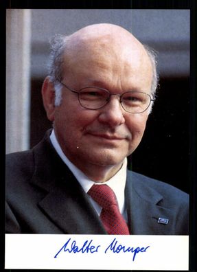 Walter Momper Autogrammkarte Original Signiert ## 36973