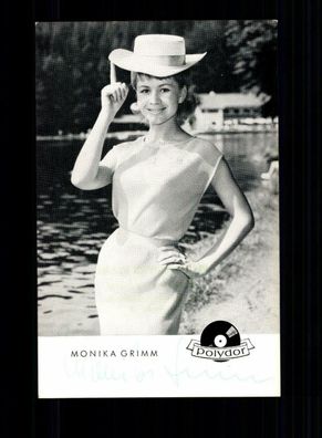 Monika Grimm Autogrammkarte Original Signiert ## BC 157882