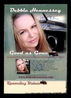 Debbie Hennessey Autogrammkarte Original Signiert ## BC 26169