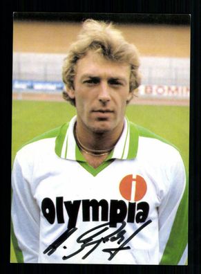 Uwe Bracht Autogrammkarte Werder Bremen 1981-82 Original Signiert