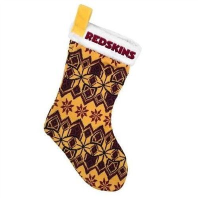 NFL Washington Redskins Ugly Santa Claus Stocking Strumpf Socke Nikolaus Weihnachten