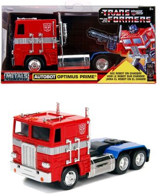 Jada Toys 253112004 Transformers G1 Optimus Prime 1:32 Modellfahrzeug Auto Car