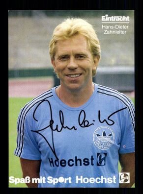 Hans Dieter Zahnleitner Autogrammkarte Eintracht Frankfurt 1986-87 Original
