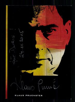 Klaus Pruenster Autogrammkarte Original Signiert ## BC 158962