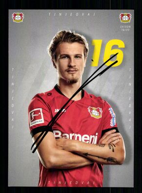 Tin Jedvay Autogrammkarte Bayer Leverkusen 2019-2020 Original Signiert