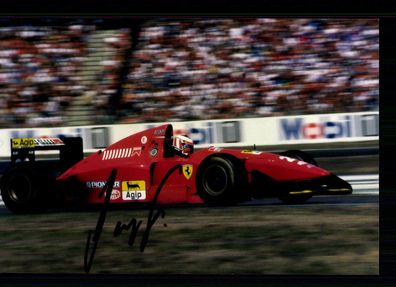 Gerhard Berger Foto Original Signiert Formel 1 Fahrer 1984-1997 ##BC G 27036
