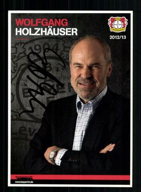 Wolfgang Holzhäuser Autogrammkarte Bayer Leverkusen 1. Karte 2012-13 Original