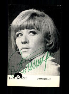 Dominique Autogrammkarte Original Signiert ## BC 160224