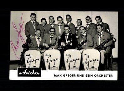Max Greger Autogrammkarte Original Signiert ## BC 160446
