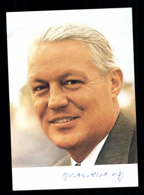 Gerhard Stoltenberg Autogrammkarte Original Signiert # BC 160492