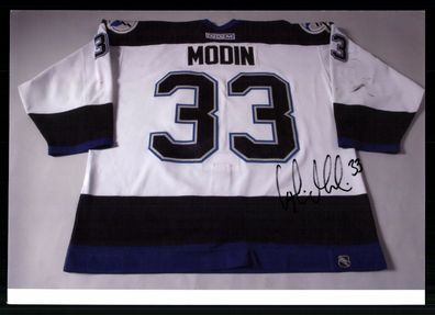 Fredrik Modin Foto Original Signiert Eishockey ## BC G 27605
