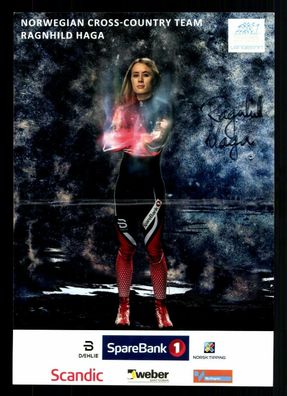 Ragnhild Haga Autogrammkarte Original Signiert Skilanglauf ## BC G 27621