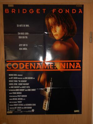 Codename Nina Bridget Fonda Filmplakat 60x80cm gefaltet