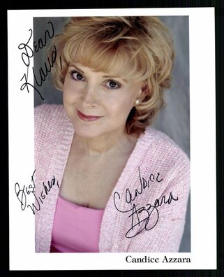 Candice Azzara Autogrammkarte Original Signiert # BC G 23232