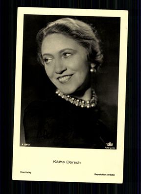 Käthe Dorsch Ross Verlag Autogrammkarte Original Signiert TOP## BC 1043