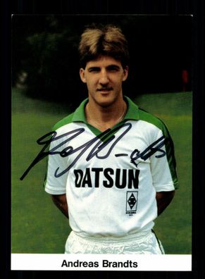 Andreas Brandts Autogrammkarte Borussia Möchengladbach 1981-82 Original Signiert
