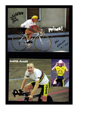 12 Autogrammkarten Radsport Original Signiert ## K 830