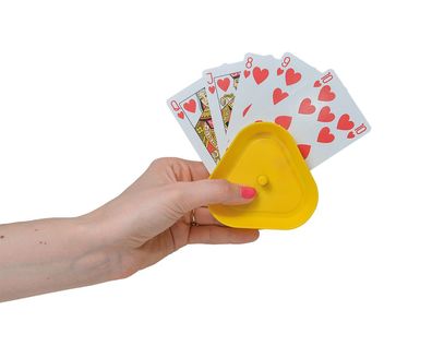 Spielkartenhalter Kartenhalter Pack &agrave; 4 St. farbl. sortiert