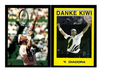 12 Autogrammkarten Tennis Original Signiert ## K 903