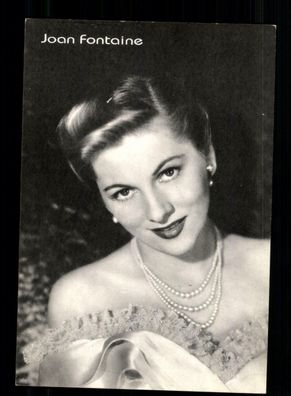 Joan Fontaine Autogrammkarte TOP ## BC 161323