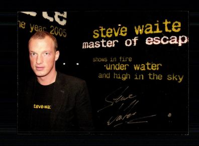 Steve Waite Autogrammkarte Original Signiert Zauberer ## BC 161339