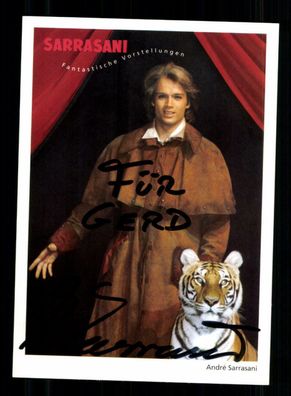 Andre Sarrasani Autogrammkarte Original Signiert Zirkus ## BC 161344