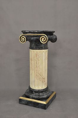 Säule Marmor Effekt Hand bemalt Antik römisch Römer Sockel 80cm hoch