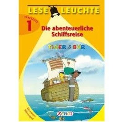 Buch "Tiger & Bär die abenteuerliche Schiffsreise" Leseleuchte Lesestufe 1 mit Quiz