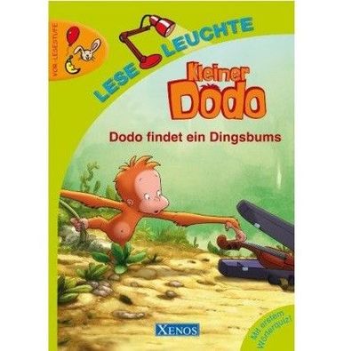 Buch "Kleiner Dodo, Dodo findet ein Dingsbums " Leseleuchte mit erstem Wörter Quiz