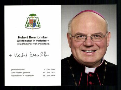 Hubert Berenbrinker Autogrammkarte Original Signiert Kirchner # BC 162393