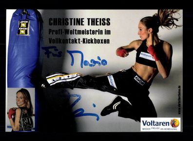 Christine Theiss Autogrammkarte Original Signiert Boxen